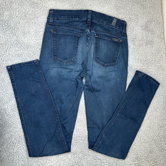 7 for all mankind mid rise skinny Jean size 25 - Picture 3 of 4